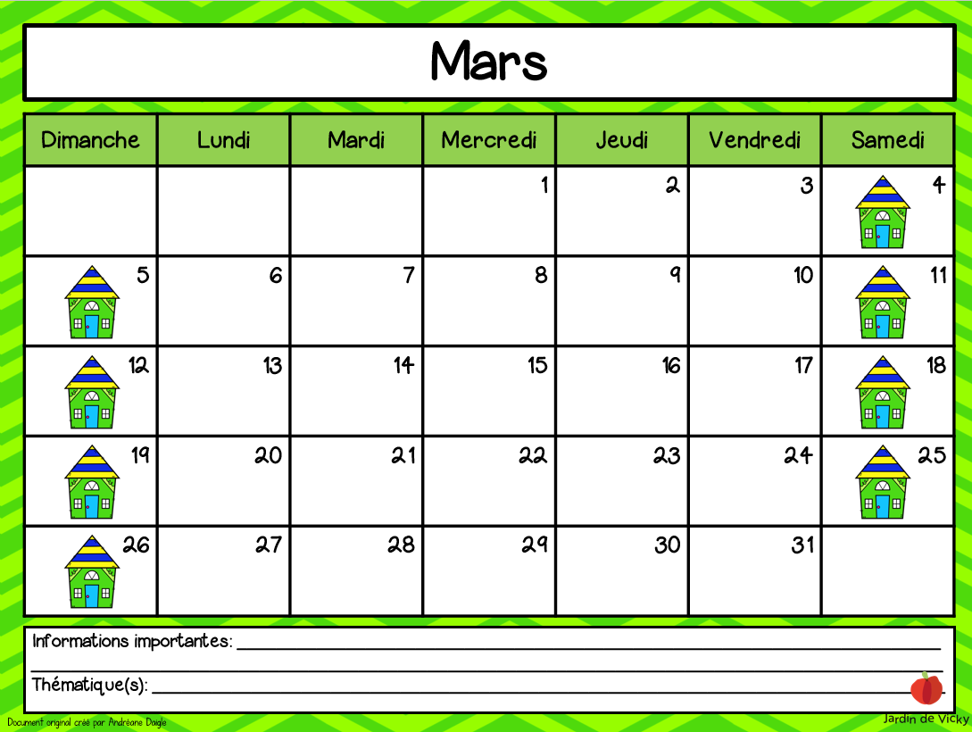 Calendrier cycle menstruel 2023